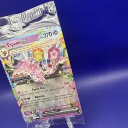 Espeon EX Pokemon Prismatic Evolutions STAMPED Promo 034/131 SEALED - Image 3