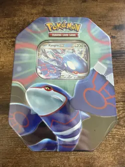Pokemon TCG Azure Legends Tin Kyogre ex: NEW AND SEALED - Image 1