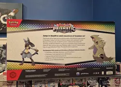 Pokemon TCG: Prismatic Evo Lucario Tyranitar Ex Premium Collection Sealed Box - Image 2