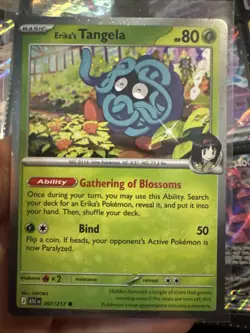 Pokemon ME: Ascended Heroes - Erika’s Tangela 007/217 Cosmos Holo - Image 1