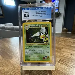 Pokemon TCG Gym Challenge Koga's Beedrill Holo Unlimited 9/132 CGC 8.5 2000 - Image 1