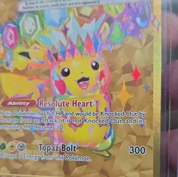 Pokemon TCG Pikachu ex Hyper Rare Holo Full Art 247/191 Sv08 English 2024 - Image 3