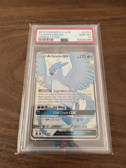 2019 Pokemon TCG Articuno GX SV54/SV94 PSA 10 Hidden Fates Full Art - Image 5