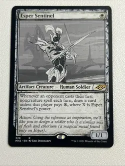 MTG Modern Horizons 2 Esper Sentinel NONFOIL Showcase NM - Image 5