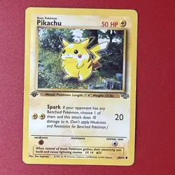 Pikachu 60/64 Jungle 1st Edition Pokemon Card - Image 2