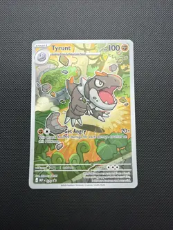 Pokemon TCG Tyrunt 070 Me: Mega Evolution Black Star Promo Holo Card - Image 1