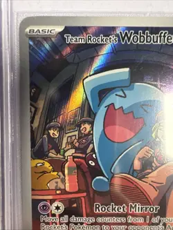 Team Rocket's Wobbuffet 203 Sv: Scarlet & Violet Promo Cards Holo - Image 3