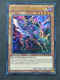 Kaiser Vorse Raider MVP1 Ultra Rare - 1st Edition - Yugioh Card #1QG - Image 1
