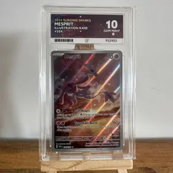 Mesprit Surging Sparks Illustration 204/191 Ace 10 Pokemon Card - Image 1