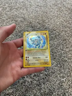 Pokemon Machamp Base Set Holo Rare 8/102 English 1999 Card - Image 2