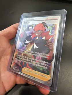 Pokemon TCG Evolving Skies Trainer Raihan 202/203 Full Art Holo Ultra Rare Card - Image 3