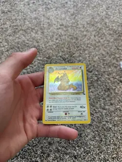 Pokemon Dragonite Fossil Holo Rare 4/62 Wizards of the Coast Trading Card - Image 2