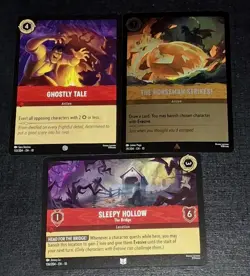 The Horseman Strikes FOIL RARE + Disney Lorcana Whispers in the Well Card Bundle - Image 3