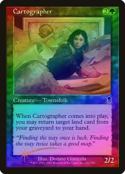 Cartographer FOIL Odyssey NM Green Common MAGIC THE GATHERING CARD ABUGames - Image 1