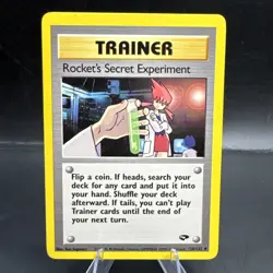Rocket's Secret Experiment 120/132 Gym Challenge Pokemon LP - Image 1