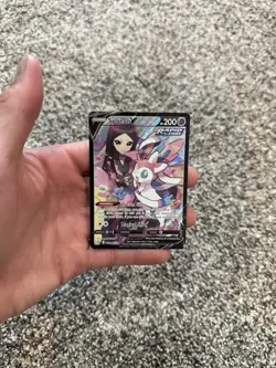 Pokemon Sylveon V Ultra Rare Brilliant Stars TG14/TG30 Holo 200 HP Ability Card - Image 1