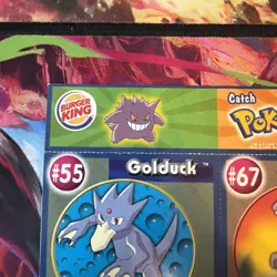 Burger King Pokemon: The First Movie Uncut Card Sheets 1999 - 9 Cards #4 - Image 2