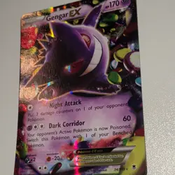 Pokemon Gengar EX 34/119 XY Phantom Forces Ultra Rare Holo 170 HP Card - Image 2
