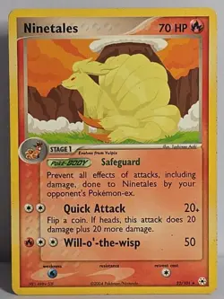 Ninetales 22/101 Rare EX Hidden Legends Pokemon TCG Card MP-LP - Image 1