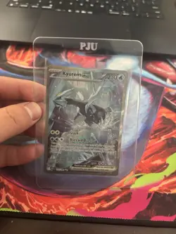 Kyurem EX 165/086 Holo Dragon Pokemon TCG Card BL6 Basic English Slash Blizzard - Image 1