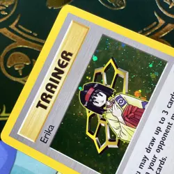 ERIKA - 16/132 - 1st Edition Gym Heroes - HOLO - Pokemon Card - LP + NM - - Image 3