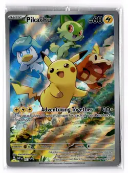 Pikachu - 027 SV: Scarlet & Violet Promo Cards Holo NM SEALED - Image 1