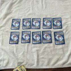 Pokemon TCG Card Lot 10 Holo Regular Starmie Stufful Toxel Bidoof Furroseed - Image 2