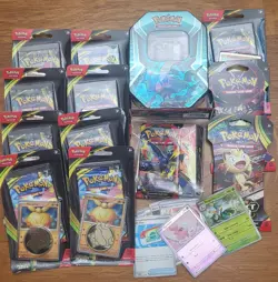 Pokemon Perfect Order Factory Sealed Card Lot Mega Evolution Darkrai Tin - Image 1
