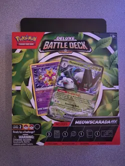 Meowscarada EX Pokemon TCG Deluxe Battle Deck - New - Sealed - Image 1