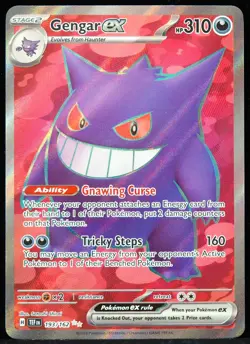 Gengar ex #193/162 Temporal Forces NM/M Pokemon Card - Image 1
