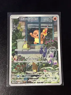 Pokemon Center Charmander Stamped SVPEN Scarlet & Violet Promo Card 044 NM - Image 1