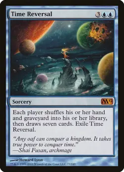 Time Reversal Magic 2012 / M12 NM Blue Mythic Rare MAGIC MTG CARD ABUGames - Image 1