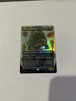 1x (328) The Lion-Turtle - FOIL - BORDERLESS FIELD NOTES MTG Avatar: The Last Ai - Image 1