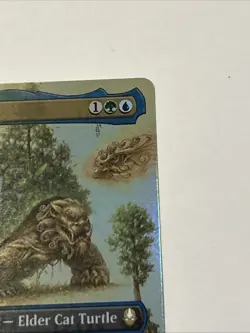 1x (328) The Lion-Turtle - FOIL - BORDERLESS FIELD NOTES MTG Avatar: The Last Ai - Image 3