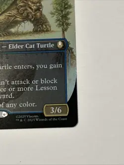 1x (328) The Lion-Turtle - FOIL - BORDERLESS FIELD NOTES MTG Avatar: The Last Ai - Image 4