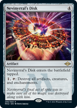 Nevinyrral's Disk Light Play, English Magic the Gathering MTG Modern Horizons 2 - Image 1