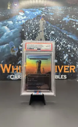 2024 Magic the Gathering 1751 Wakandan Skyscraper Secret Lair Foil Marvel PSA 10 - Image 1