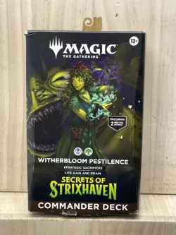 Magic the Gathering MTG Secrets of Strixhaven Witherbloom Pestilence Deck - Image 1