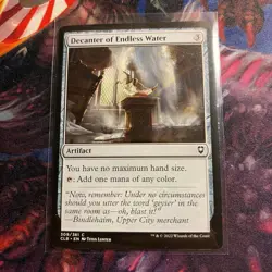 Decanter of Endless Water *Regular* 309/361 MTG Magic The Gathering NM CLB - Image 1