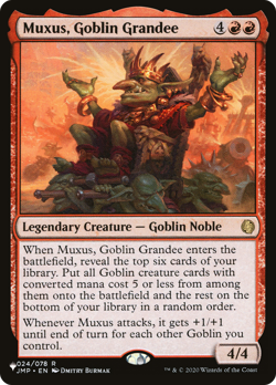 Muxus, Goblin Grandee (REGULAR) x1 - MTG The List PLST #JMP-24 - Image 1