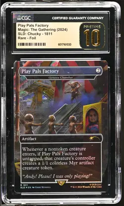 GENESIS CHAMBER Secret Lair Play Pals Factory Foil CGC 10 Pristine MTG [Nos] - Image 1