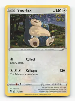 Pokemon TCG - Snorlax 141/192 LP Holo Promo Miscellaneous Cards & Products - Image 1
