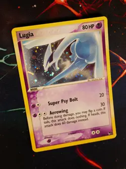MP/HP Pokemon (Holo) LUGIA Card POP SERIES-5 Set #2/17 Cosmos Foil Promo#3 - Image 1