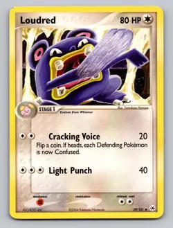 Loudred 39/101 Uncommon Hidden Legends Pokemon NM - Image 1