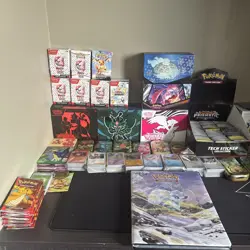 ENTIRE POKEMON BULK COLLECTION 5000 + cards and other stuff - Image 1