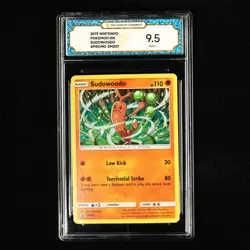 TQG 9.5 MINT+ 2019 Pokemon ENG Sudowoodo #PROMO SM207 - Image 2