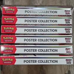 Case of 6 Pokemon TCG Scarlet & Violet 151 Poster Collection Boxes - Sealed Lot - Image 2