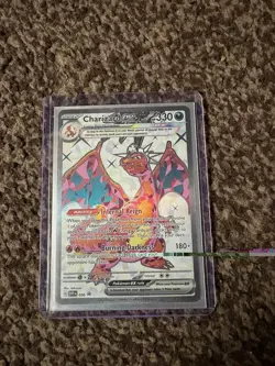 Charizard Ex Promo 056 Scarlett And Violet Pokemon TCG Foil holo - Image 1