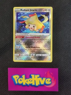 Pokemon Silver Tempest Radiant Jirachi 120/195 Rare Holo - Image 1
