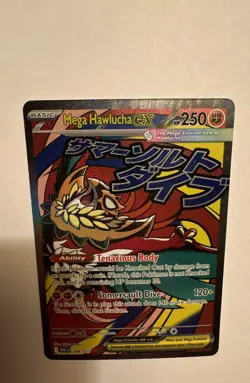 Mega Hawlucha ex 268/217 Me: Ascended Heroes Holo Pokemon TCG Attack Rare NM - Image 1